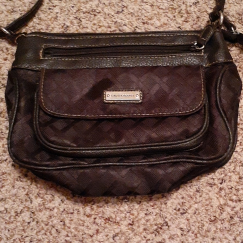 Black cross body purse